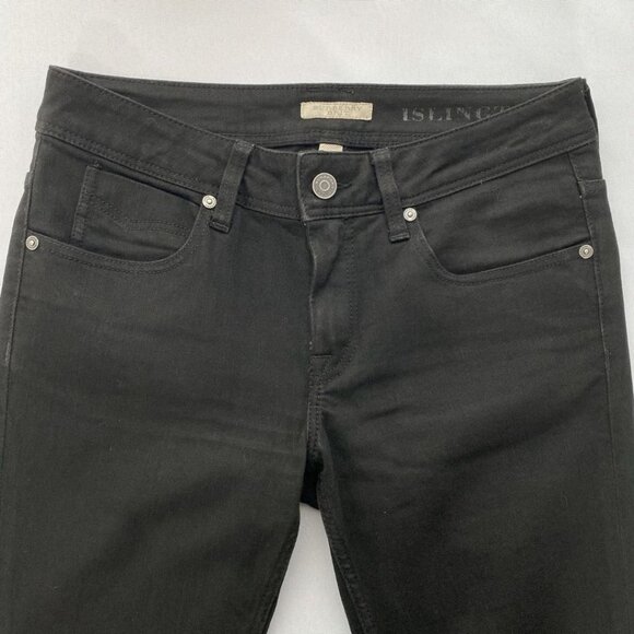 BURBERRY ISLINGTON BOOT LEG JEANS IN BLACK - 26W - Picture 4 of 9